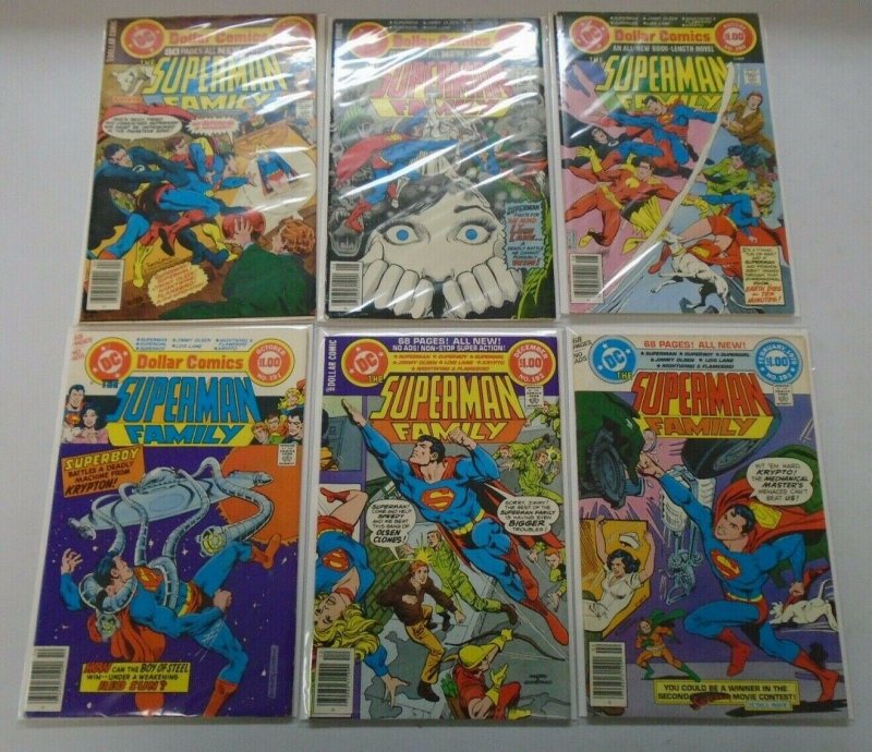 Superman Family lot 17 different from #182-199 avg 5.0 VG FN (1977-80)