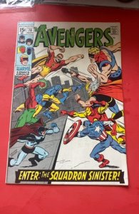 The Avengers #70 (1969)kang and squadron sinsiter