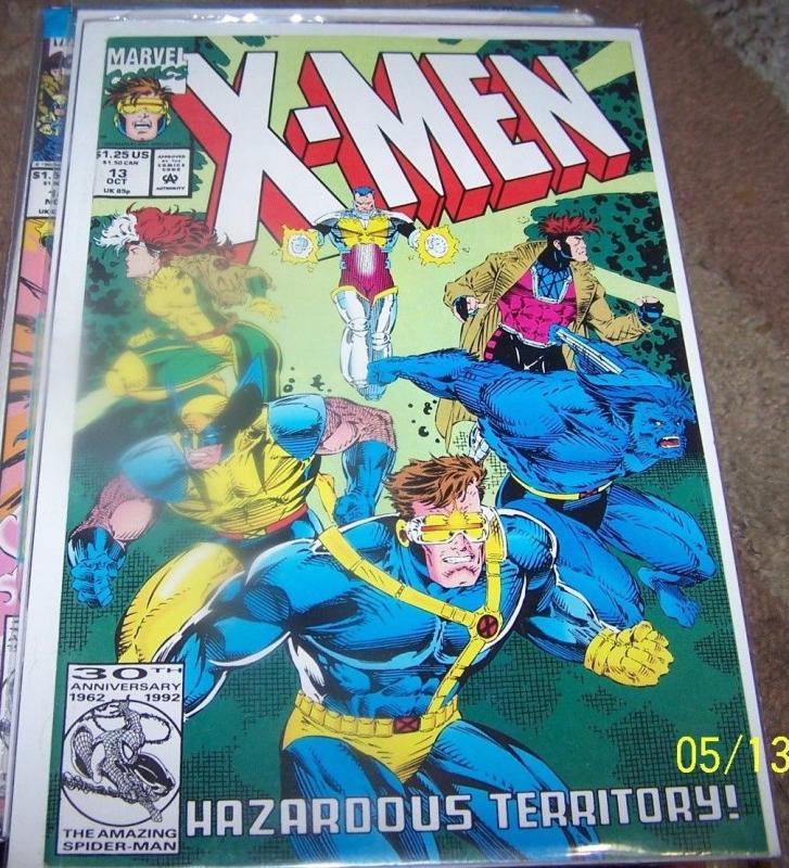 X Men comic # 13  1992, Marvel) hazard + rogue+gambit+wolverine+beast