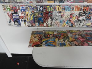 Huge Lot 130+ Comics W/ Captain America, Avengers, Thor, +More! Avg FN Cond!