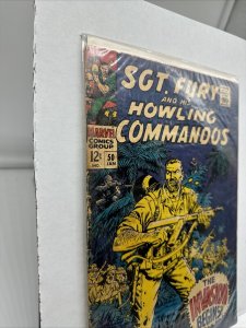 Sgt. Fury and His Howling Commandos #50 (Marvel 1968) Nick Fury WWII