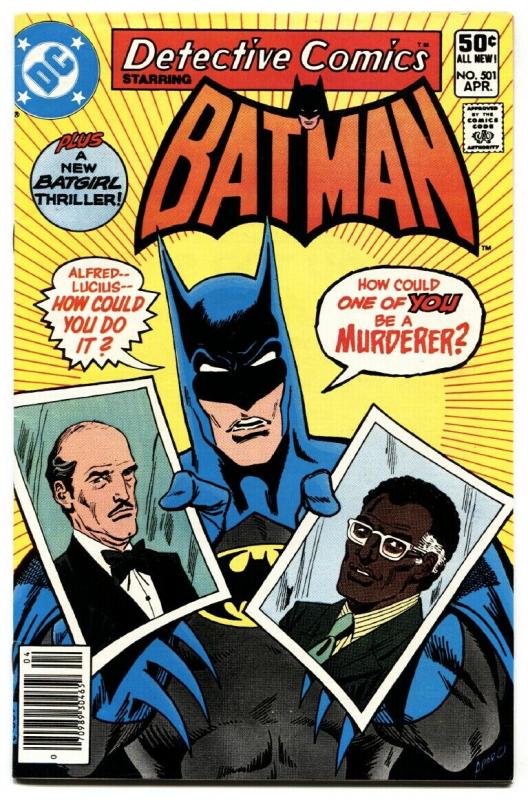 DETECTIVE COMICS #501 1st Julia Pennyworth 1981-BATMAN-BATGIRL-ROBIN