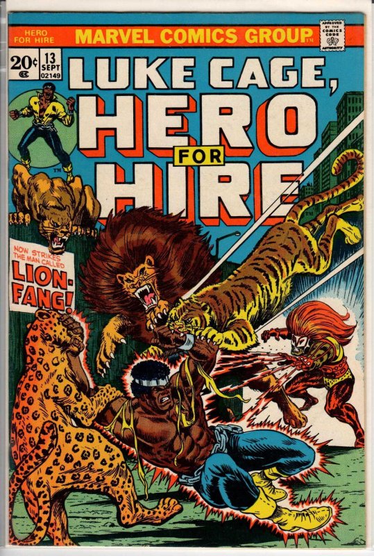 Hero for Hire #13 (1973) 8.0 VF