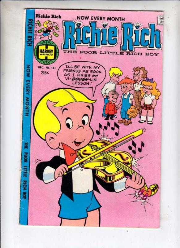 Richie Rich #161 (Dec-77) VG+ Affordable-Grade Richie Rich