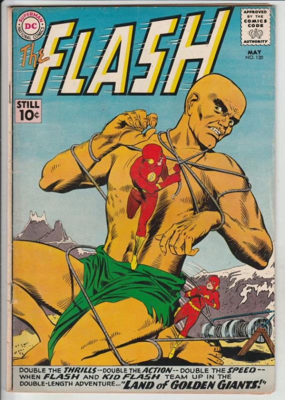 Flash, The #120 (May-61) FN/VF+ High-Grade Flash