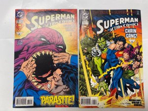 4 Action Comics DC comic books #715 716 764 Annual #7 116 KM16