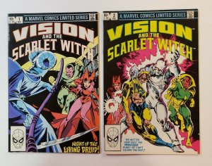 Vision And The Scarlet Witch #1-4 Complete Set Marvel Comics 1982 FN/VF