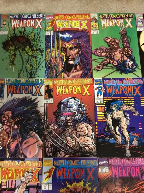 Marvel Comics Presents 72-84 * Weapon X Complete Set *