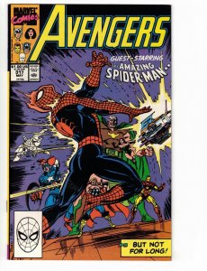The Avengers #317 (1990) Spider-Man Appearance / ID#253
