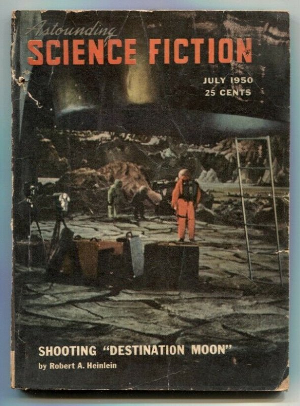 Astounding Science-Fiction Pulp July 1950- Destination Moon