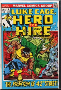 Hero for Hire #4 (1972) Luke Cage