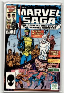 The Marvel Saga The Official History of the Marvel Universe #6 (1986) Marvel ...