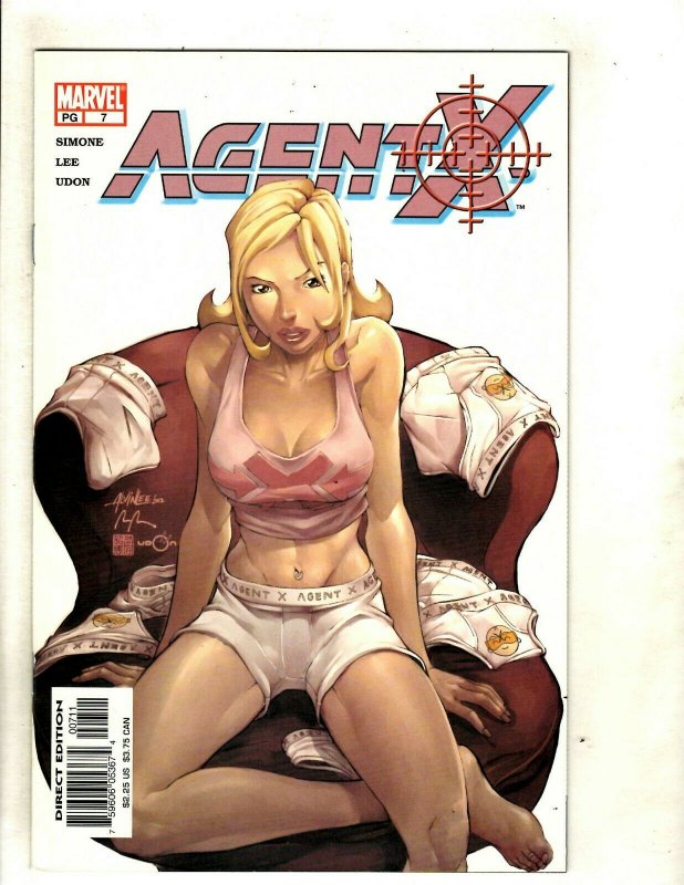 Lot Of 7 Agent X Marvel Comic Books # 1 2 3 4 5 6 7 Deadpool X-Men Cable RP6