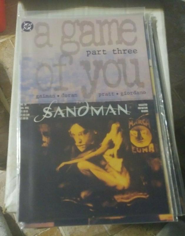 SANDMAN # 34 1992 DC COMICS NEIL GAIMAN  A GAME OF YOU PT 3+DOLLS HOUSE BARBIE