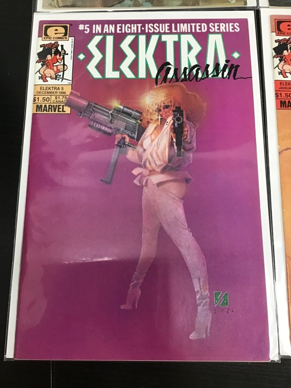 6PC ELEKTRA ASSASSIN LOT (9.2) #2-7!! 1986