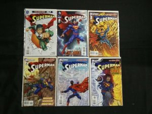 SUPERMAN THE NEW 52!   RUN #0-15  VF - NM