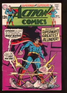 Action Comics (1938 series)  #369, Fine+ (Actual scan)