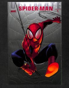 Ultimate Spider-man #1 NM+ 9.6 1:25 Silver Foil Variant