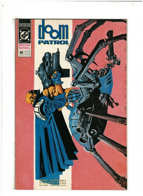 Doom Patrol #40 VF 8.0 DC Comics 1991 Grant Morrison
