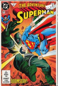 Adventures of Superman #497 (1992) Superman