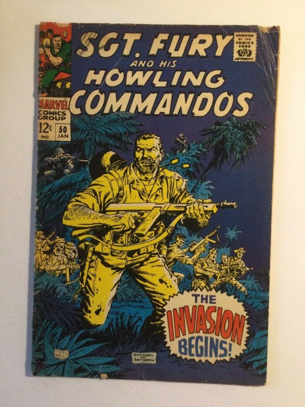 Sgt. Fury and His Howling Commandos 50 Very good- vg- 3.5 Marvel