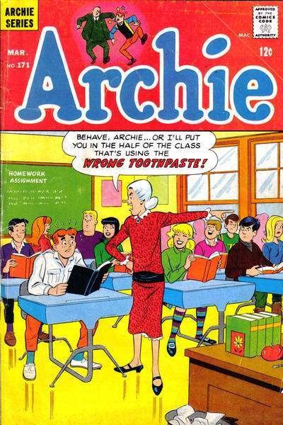 Archie Comics #171, VF (Stock photo)