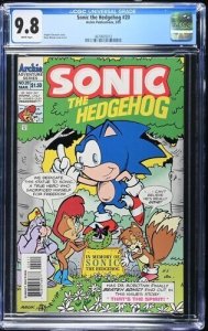 Sonic the Hedgehog #20 1995 Archie Publications CGC 9.8 White Pages 013