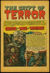 Tales From the Crypt #42 1954- Werewolf story- EC Horror- Davis reading copy