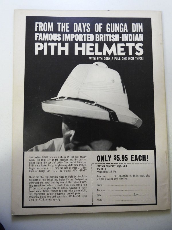 Screen Thrills Illustrated #3 (1963) FN Condition