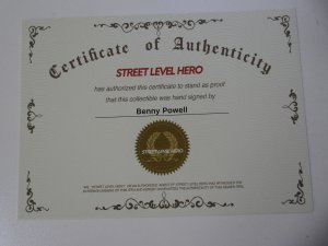 White Widow #2 Cover C (2019) Signed by Benny Powell W/ COA NM Condition