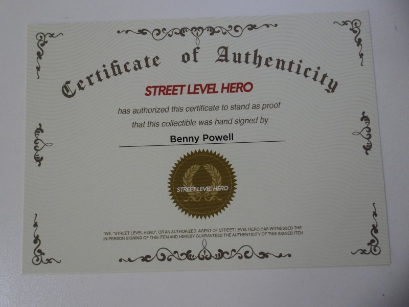 White Widow #2 Cover C (2019) Signed by Benny Powell W/ COA NM Condition