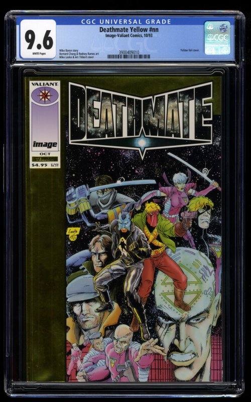 Deathmate Yellow #nn CGC NM+ 9.6 White Pages