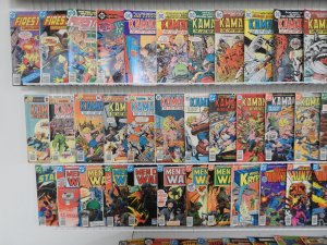 Huge Lot 180 Bronze Comics W/ Kamandi, Our Army at War, Superman +More Avg FN/VF