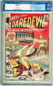 Daredevil #2 (1964) CGC 5.5! OW Pages! 2nd Appearance of Electro!