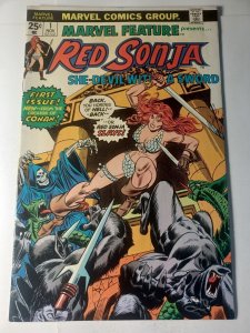 Marvel Feature #1 VF 1st Solo Red Sonja Marvel Comics c267