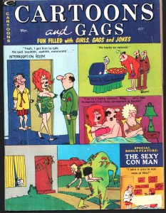 Cartoons & Gags 3/1975-Pussycat comic strip-Larry Leiber & Jim Mooney-jo