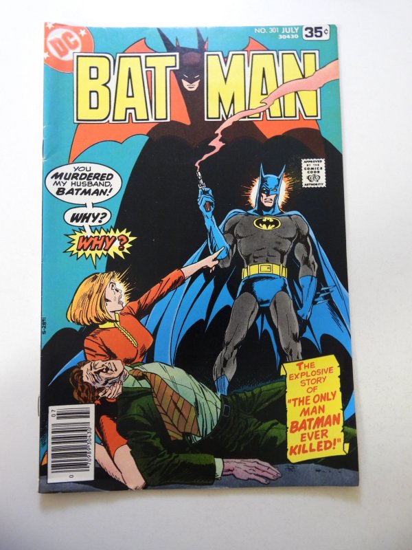 Batman #301 (1978) FN+ Condition