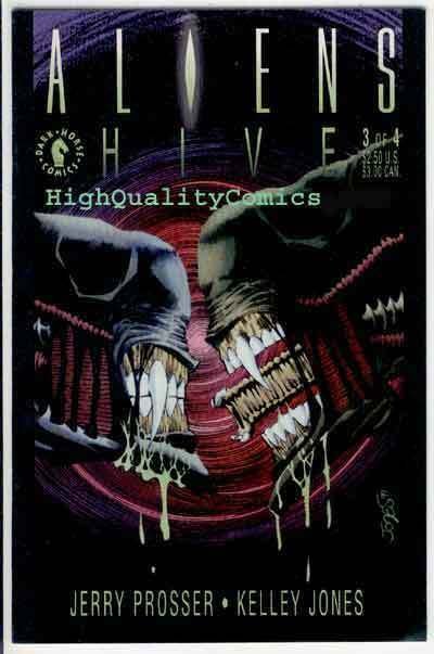 ALIENS HIVE #3, NM+, Horror, Kelley Jones, Sci-Fi, Space, 1992, more in store