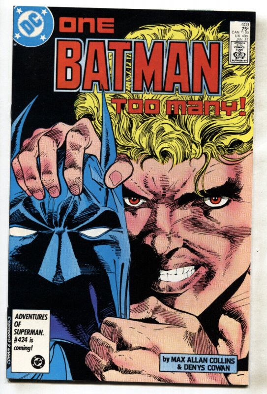 BATMAN #403--comic book--1986--DC--NM-