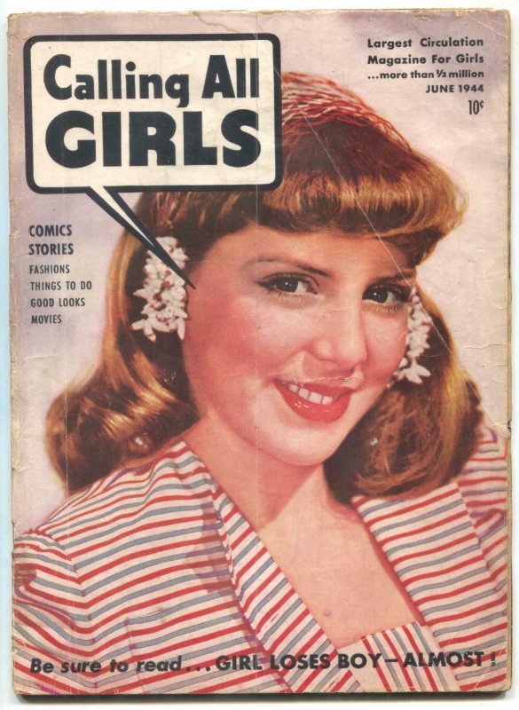 Calling All Girls #30 1944- Judy Wings- Little Mary Small VG