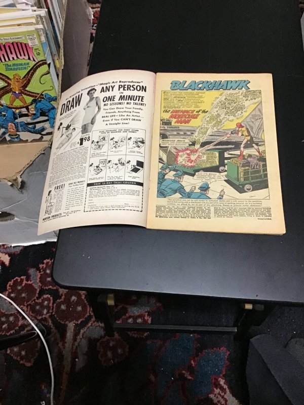 Blackhawk #191 (1963) 1st Molecule man! Lady Black Hawk, emblem tale! VG/FN Wow