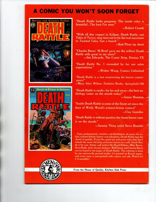 Bizarre Sex #7 - Crumb - Corben - Eros - 1986 - VG