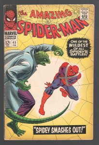 AMAZING SPIDER-MAN 45 F 3rd LIZARD (LOUISIANA  COLLECTION