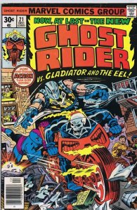 Ghost Rider #21 ORIGINAL Vintage 1976 Marvel Comics Newsstand