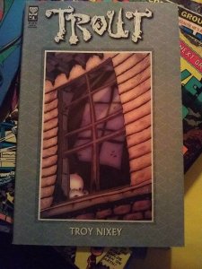 2001 Trout 1 VF Oni Press Troy Nixey indie b&w