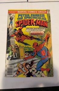 Spectacular Spider-Man #1tarantula stings twice light cover water/crease