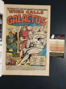 Fantastic Four #74 1967 VG (4.0) Galactus/Silver Surfer story Jack Kirby|