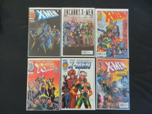 X-MEN 6 ISSUE MODERN COMIC VARIANT LOT WOLVERINE CYCLOPS GAMBIT JEAN GREY DF