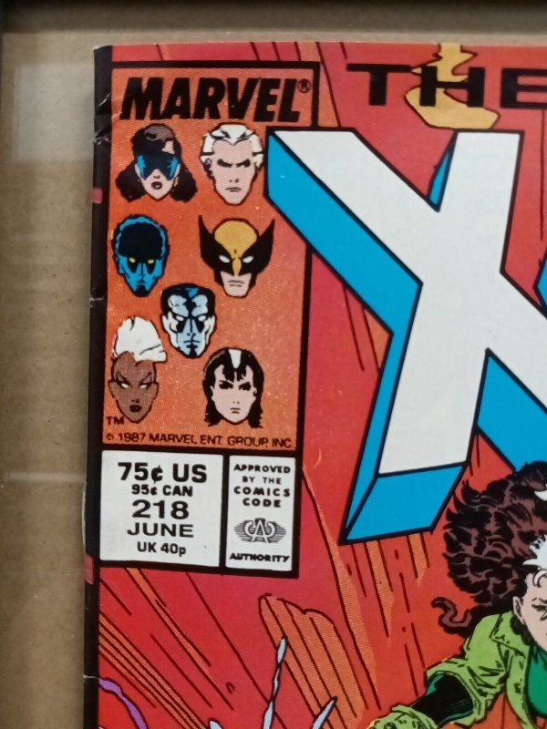 Uncanny X-Men #218  (1963 1st Series). P01