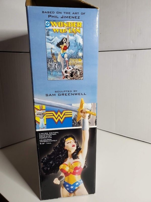 DC Direct Wonder Woman Statue | JLA Cover to Cover Jimenez | LE 3100 SEALED NEW 